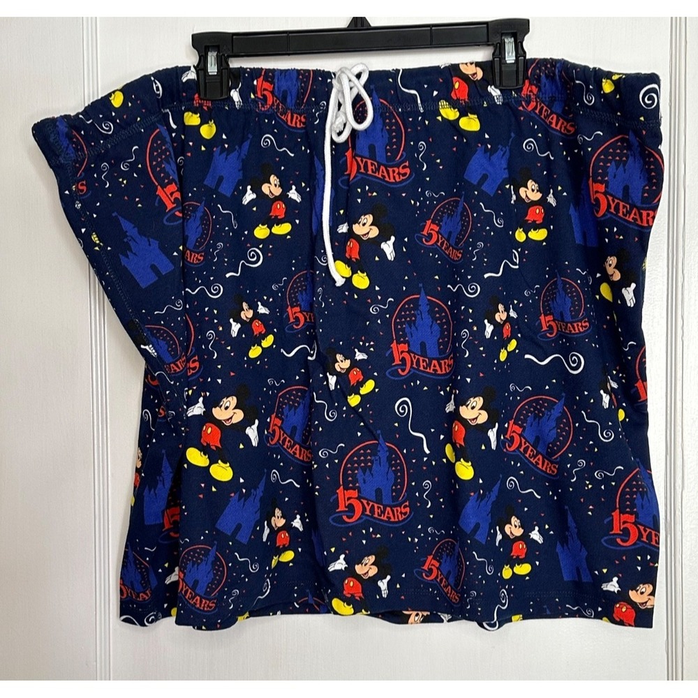 Walt Disney World Vault Collection 50 3X Throwback 15th Anniversary Print Skirt